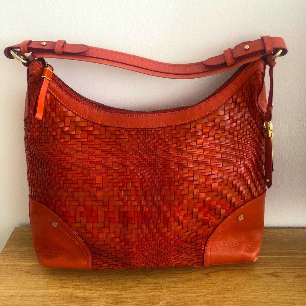 80% OFF Cole Han Orange woven purse